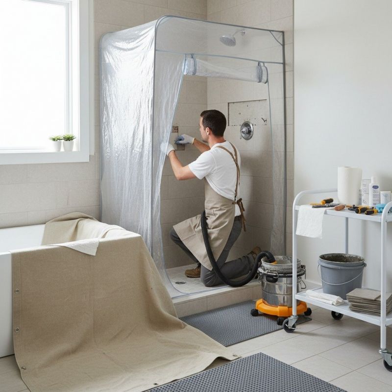 Shower Enclosure Repair detail